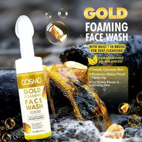 Pianka do Mycia Twarzy COSMO Gold Foaming Face Wash 175ml