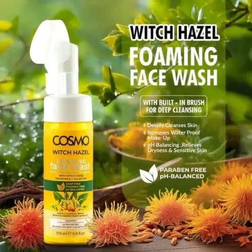 Pianka do mycia twarzy COSMO z Witch Hazel 175ml