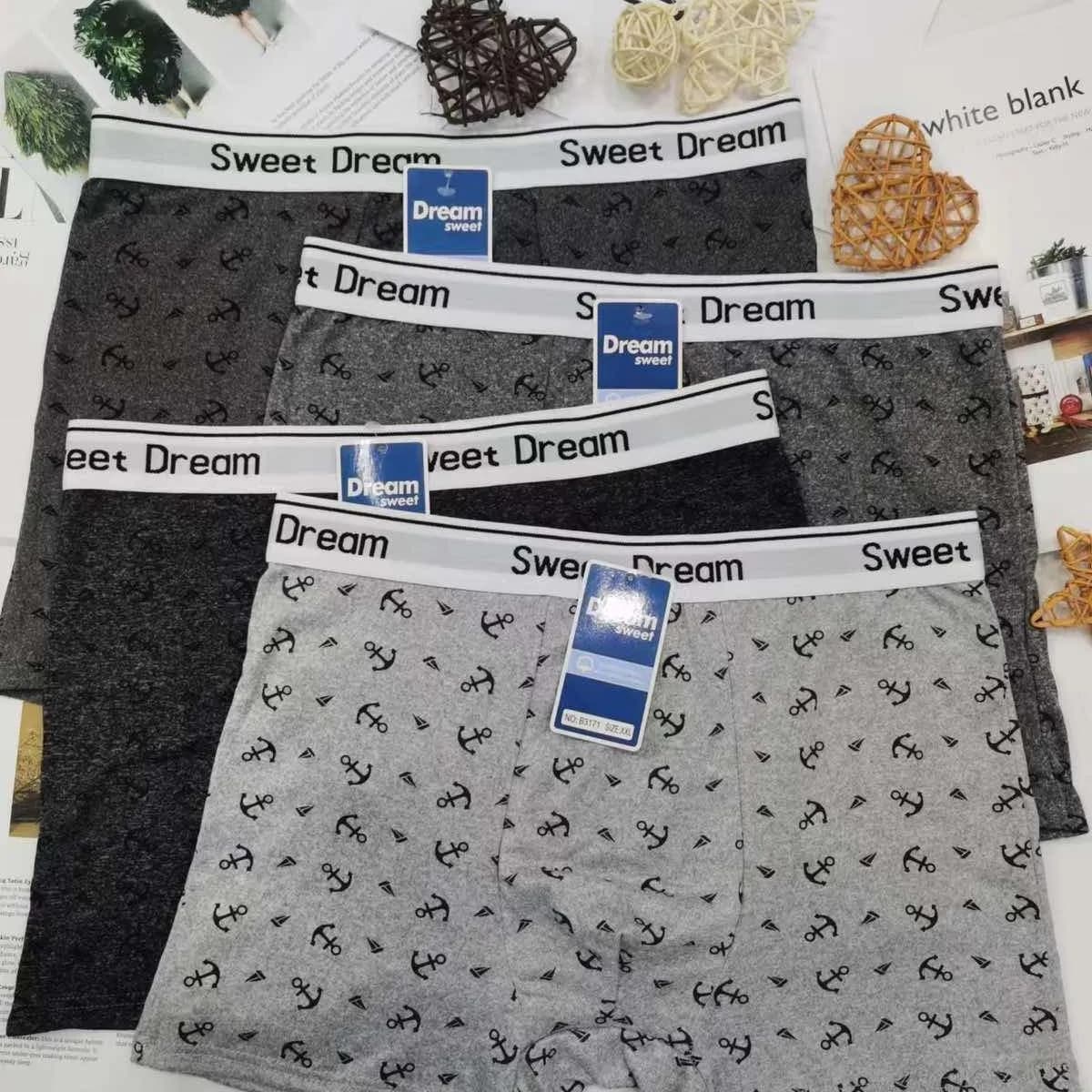 Bokserki męskie Sweet Dream szare L-XXL-XXL-XXXXL