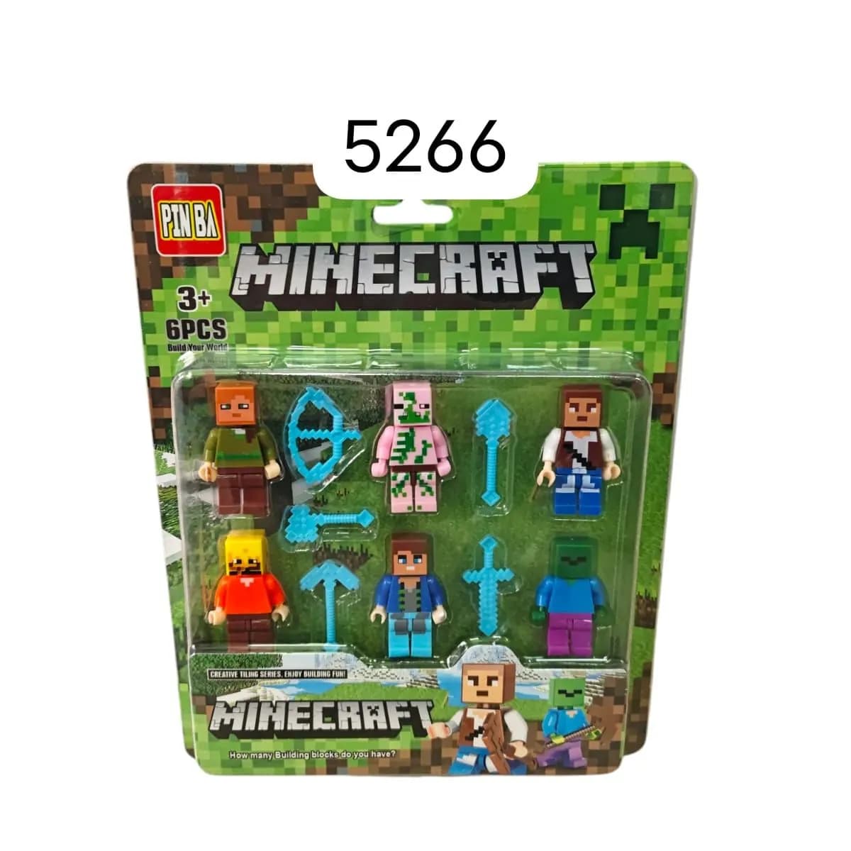 Zabawki Figurki Minecraft 6PCS
