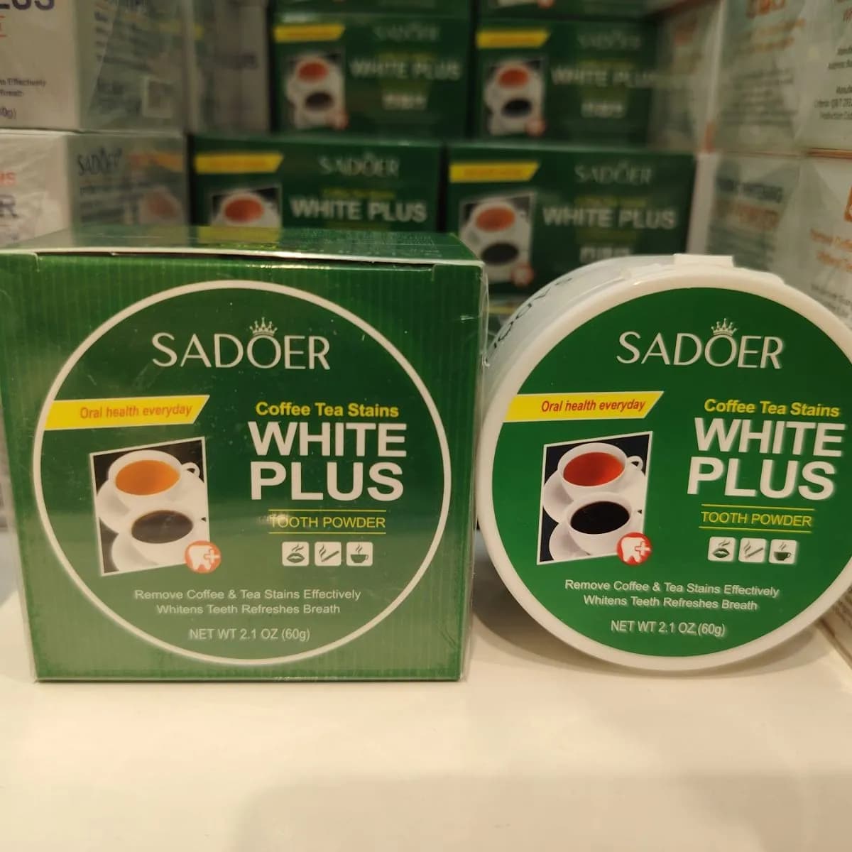 Sodaer White+ Powder - usuwa plamy z kawy i herbaty 85g