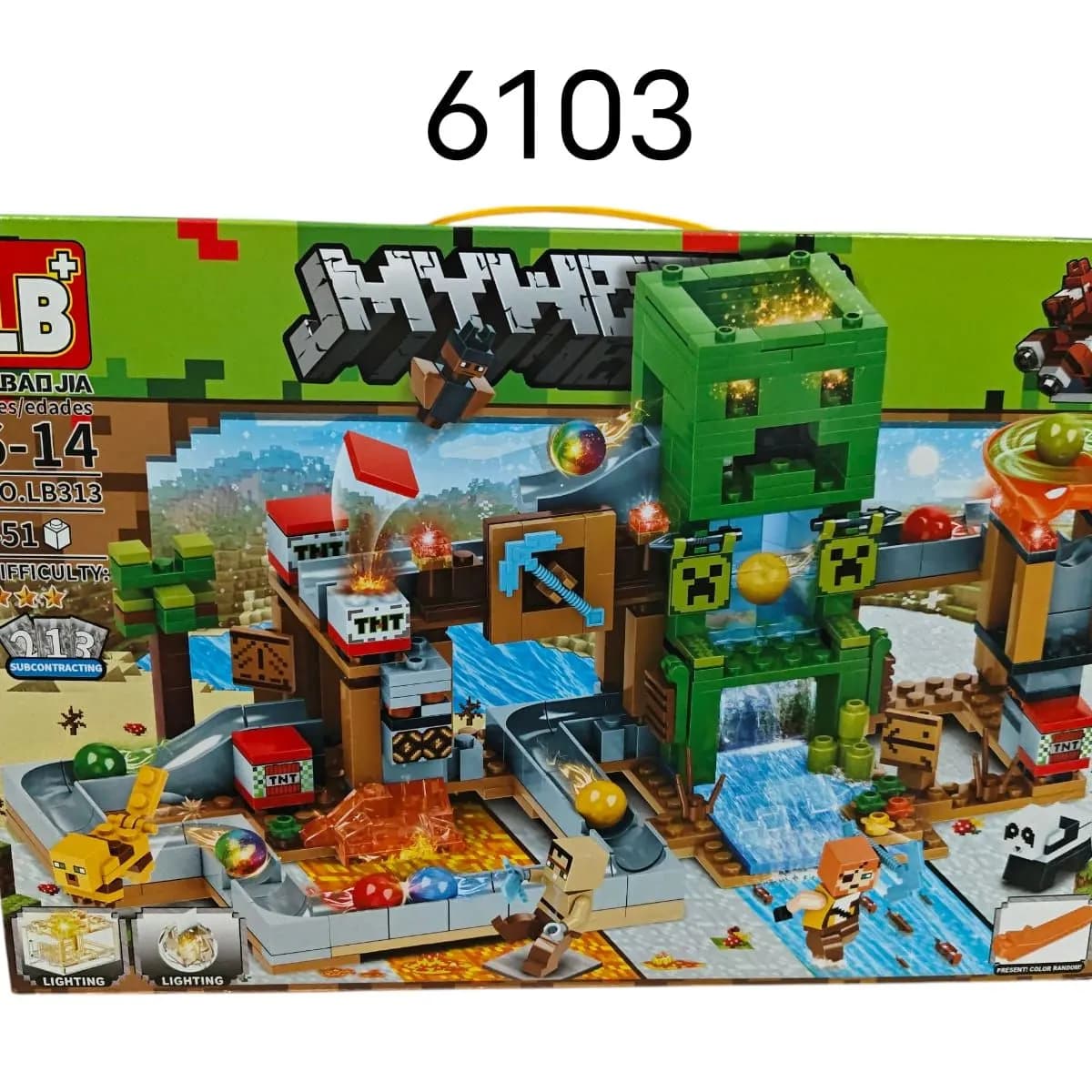 Klocki Minecraft LED