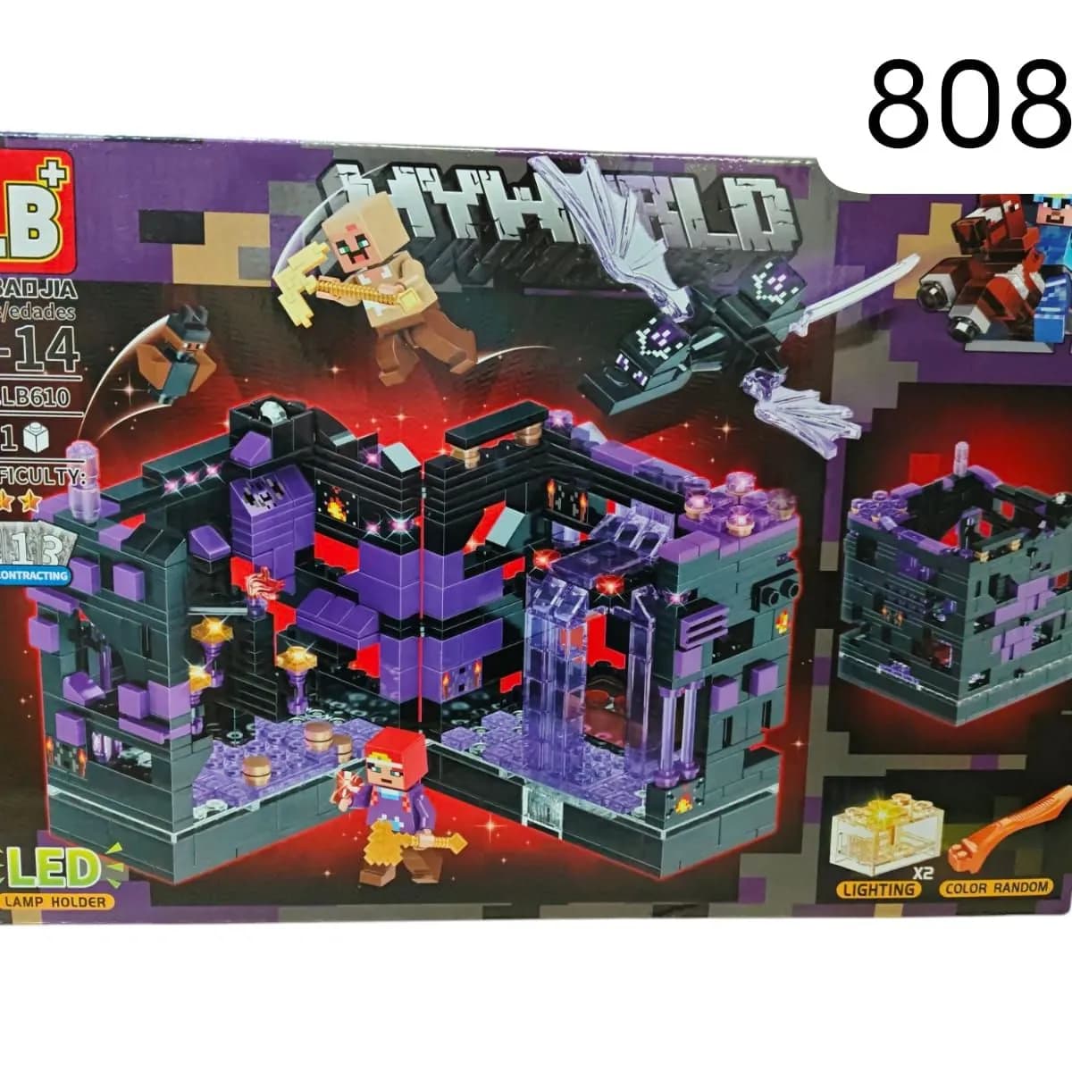 Klocki Minecraft LED