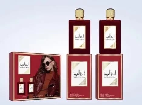 Zestaw Perfum Eau de Parfum 2x50ml Amber Al Rehab