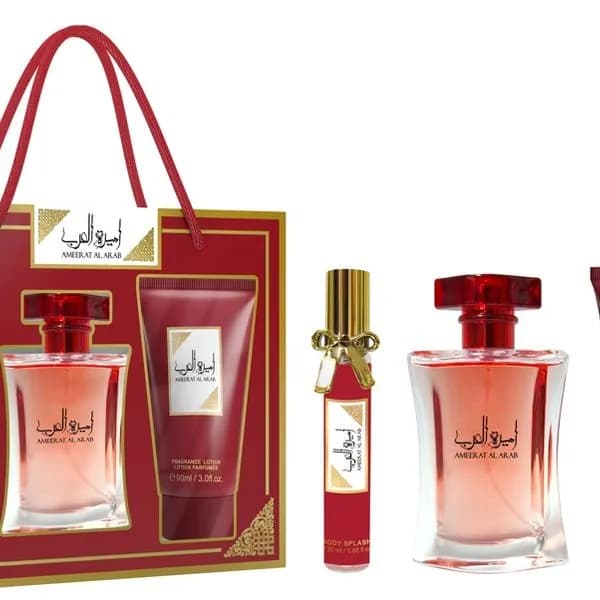Zestaw perfum arabskich Angela بيروت 100ml + 15ml + krem