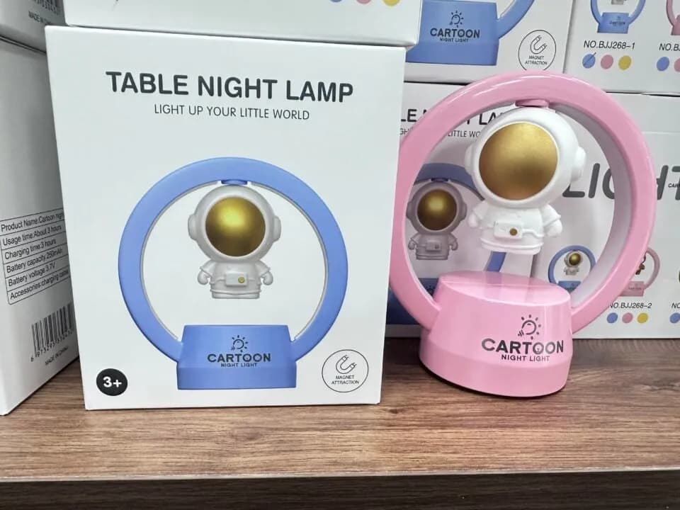 Lampka na noc Astronauta Magnetyczny LED, 6 szt.