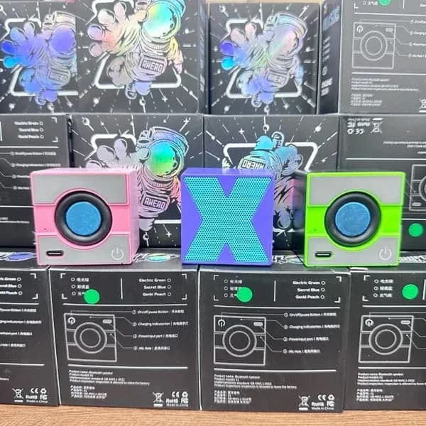 Głośnik Bluetooth AHEAD X1 Kostka, Mix Kolorów, 6 szt.