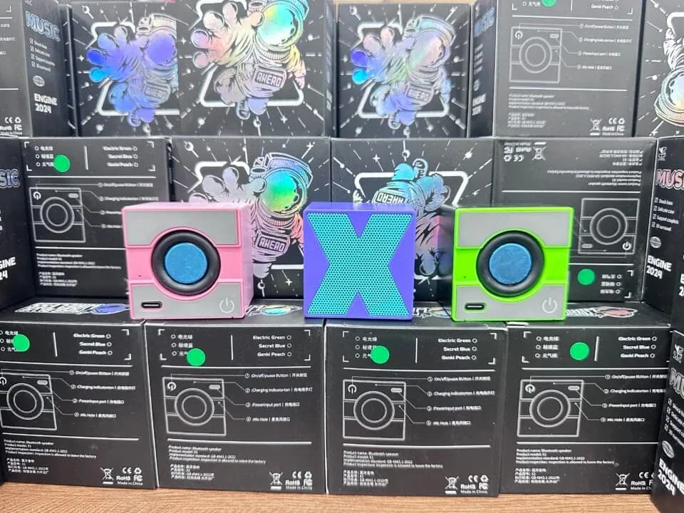 Głośnik Bluetooth AHEAD X1 Kostka, Mix Kolorów, 6 szt.