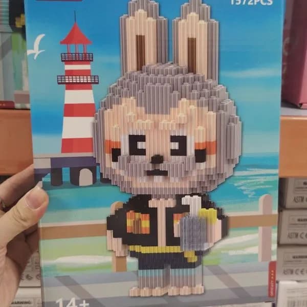 Klocki Labubu XINZ 1572PCS Zestaw Konstrukcyjny