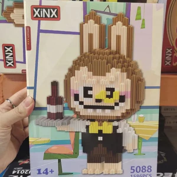 Klocki Labubu kelner 1586pcs XINXX 14+