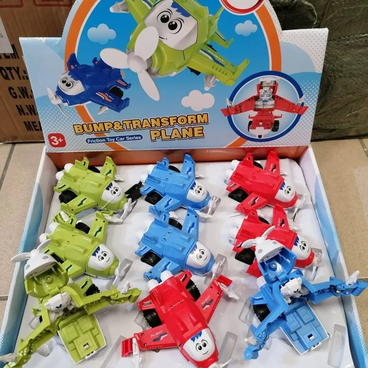 Zabawki Samoloty Bump &amp; Transform