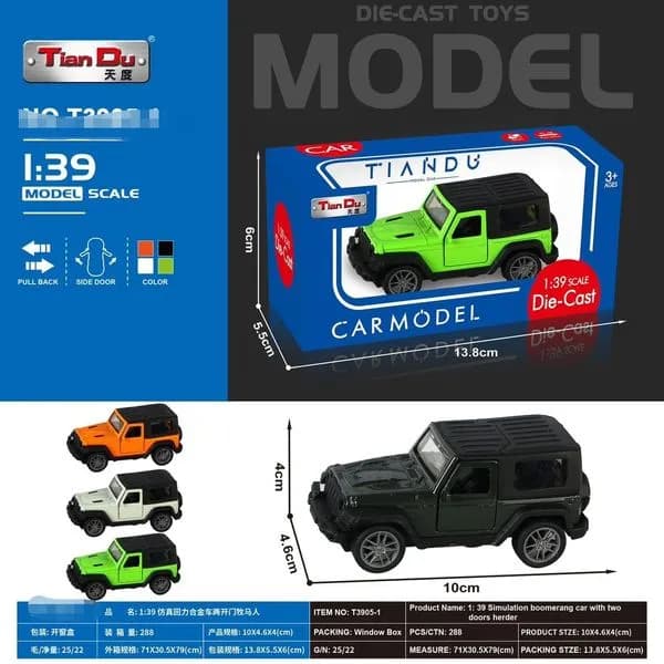 Zabawki Samochod Metel Model