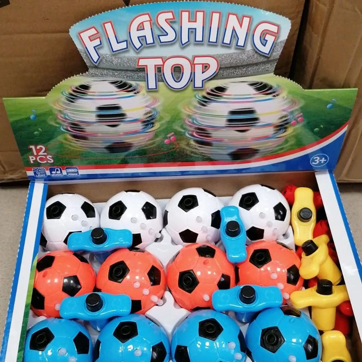 Zabawki Piłka Flashing Top