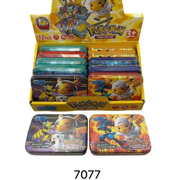 Zabawki Karty Pokemon Metalowe 35Kart