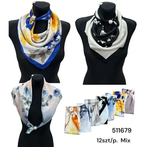 Chusta Damska Mix Kolorów 12 szt/pak.