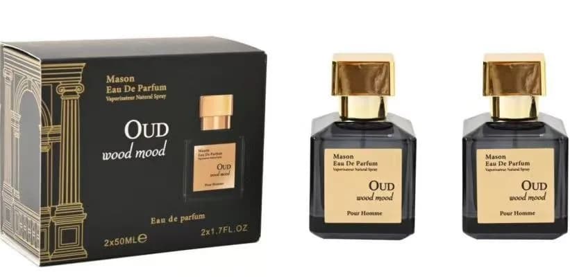 Zestaw Eau de Parfum Maison Parfum Oud Wood Mood 2x50ml