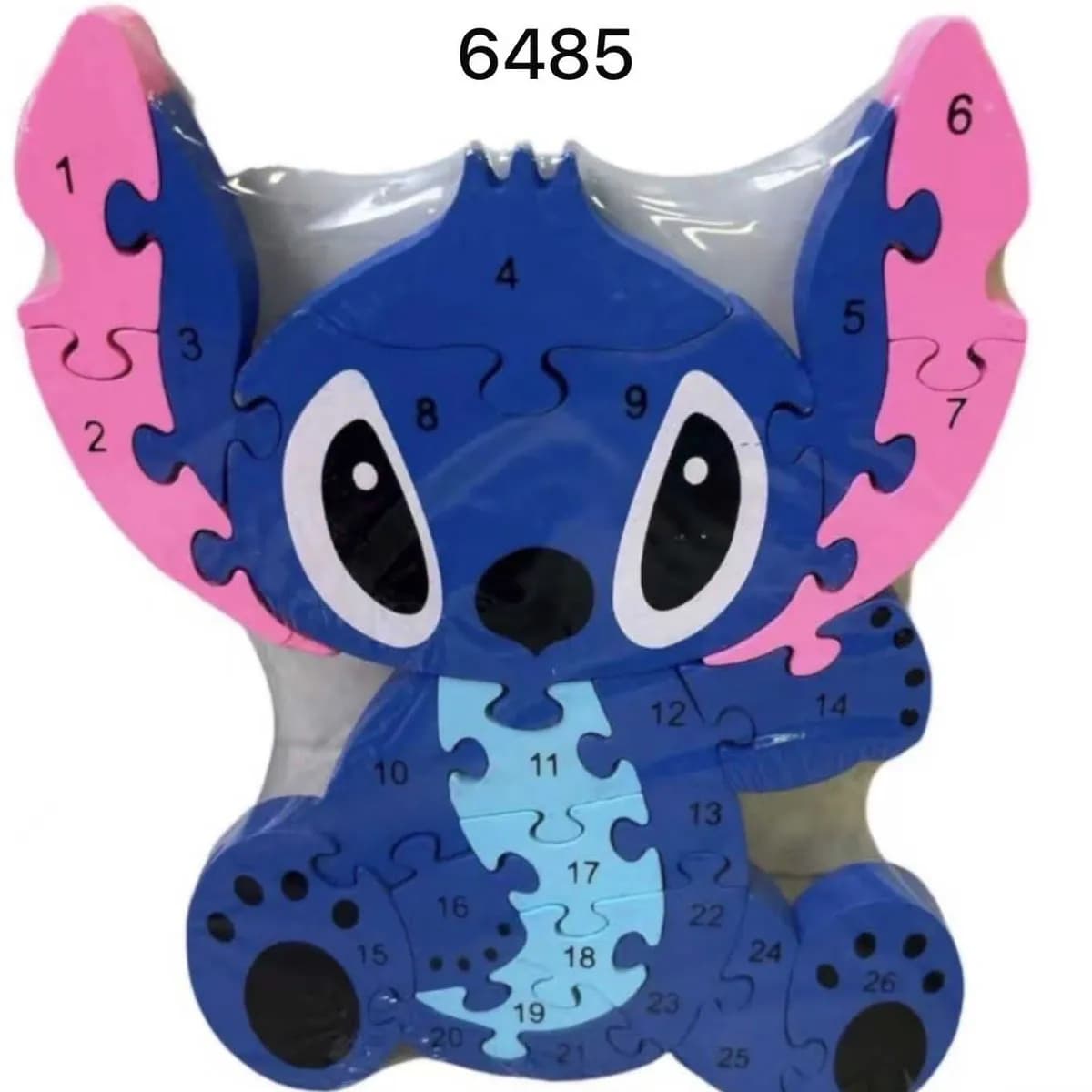 Puzzle Drewniane Stitch Lilo & Stitch 25 elementów