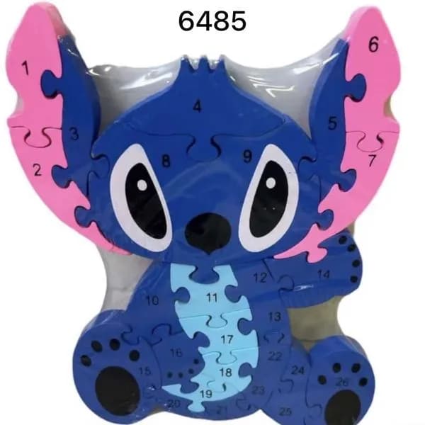 Puzzle Drewniane Stitch Lilo & Stitch 25 elementów