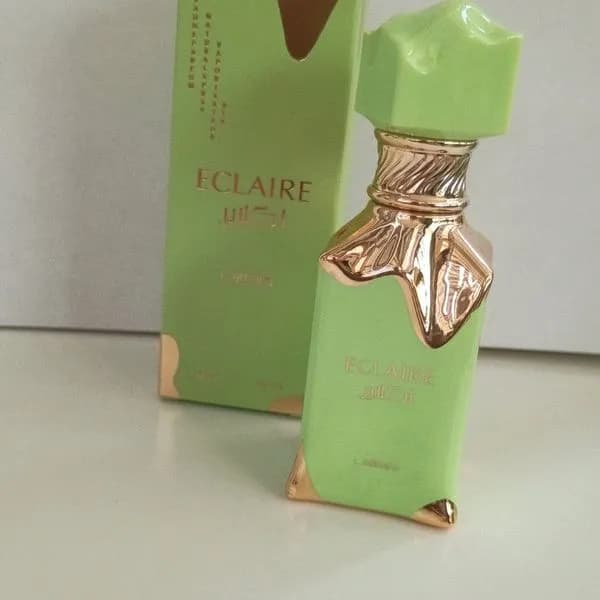 Perfumy Éclaire 30ml w butelce miętowo-złotej