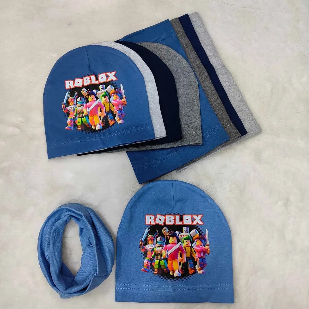 Komplet Czapka Komin dla Dzieci 48-52