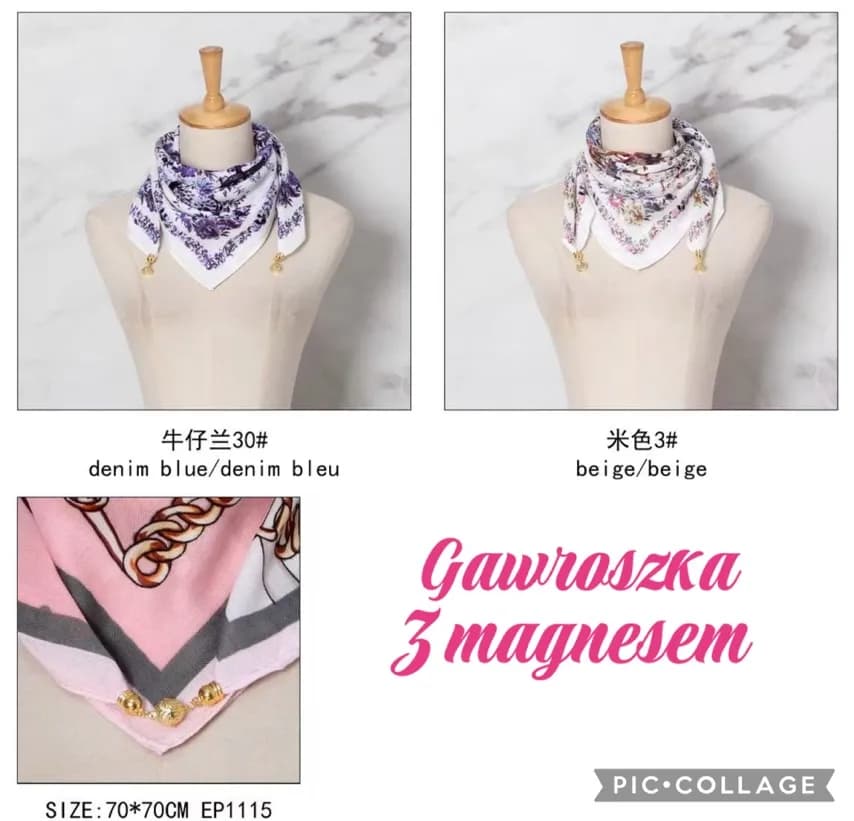 Chusta Damska z magnet