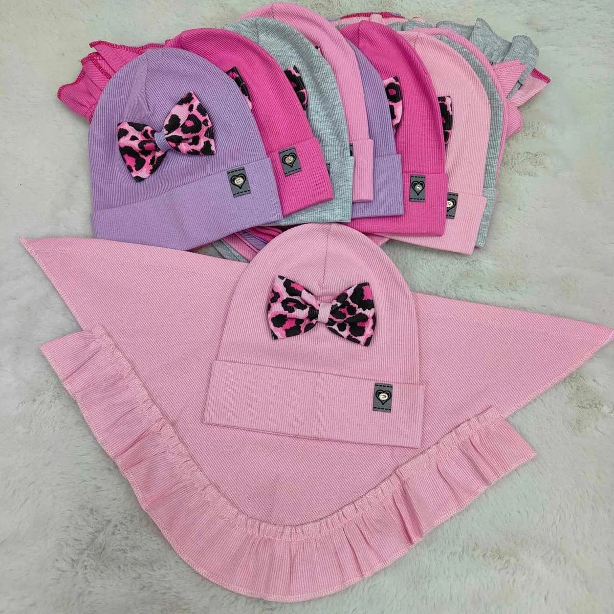 Komplet Czapka Komin dla Dzieci 48-52