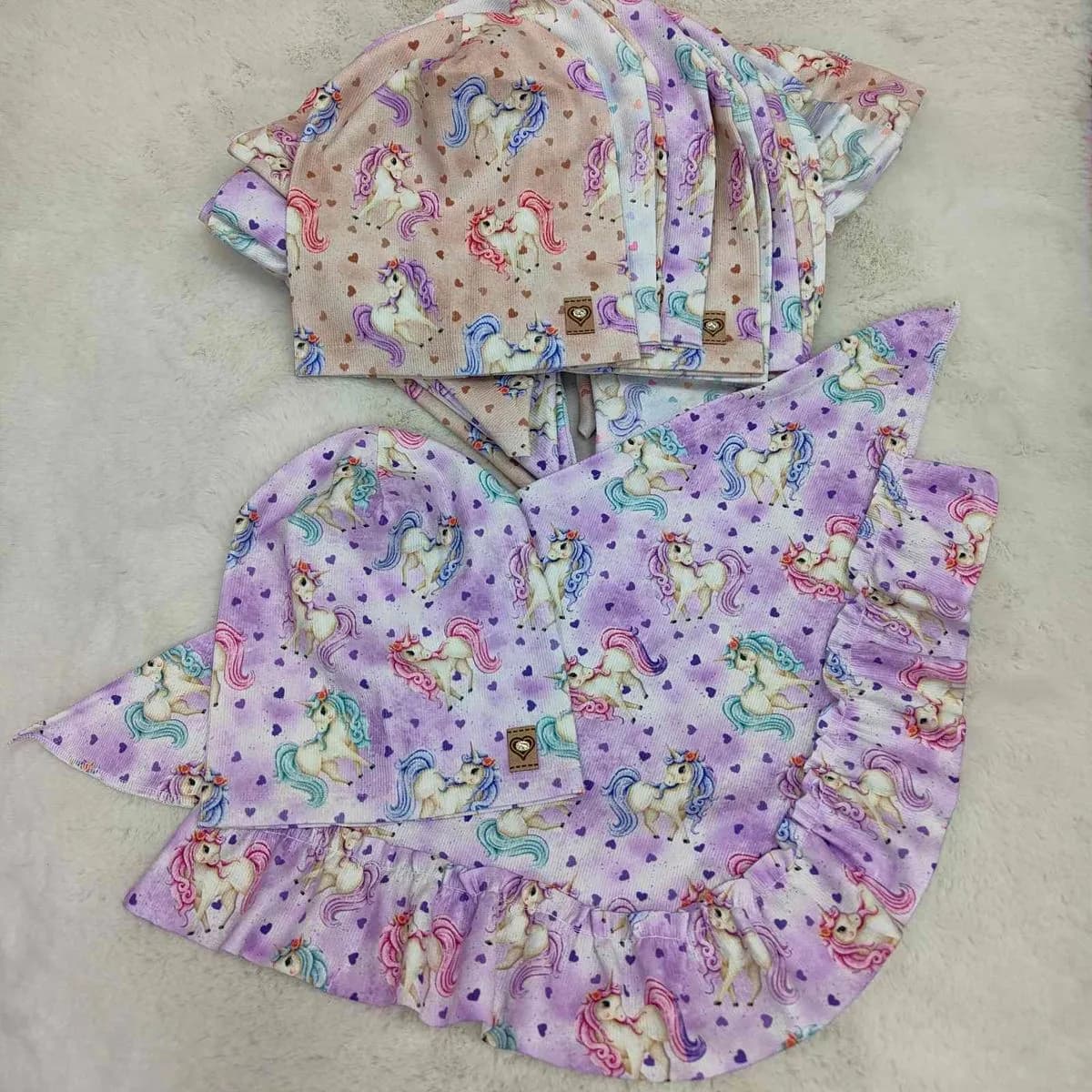 Komplet Czapka Komin dla Dzieci 50-54