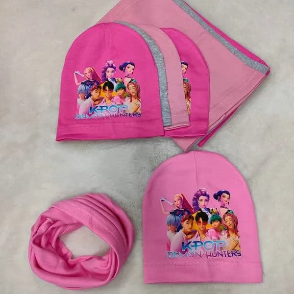 Komplet Czapka Komin dla Dzieci 48-52