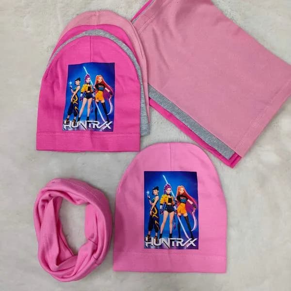 Komplet Czapka Komin dla Dzieci 48-52