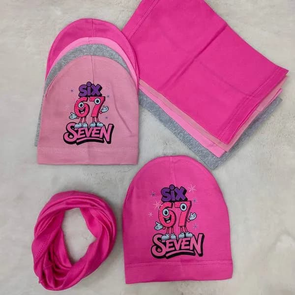 Komplet Czapka Komin dla Dzieci 48-52