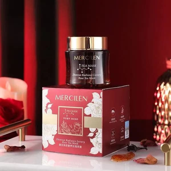 Maska do twarzy MERCILEN Tea Mask Rose Radiance 6szt/op