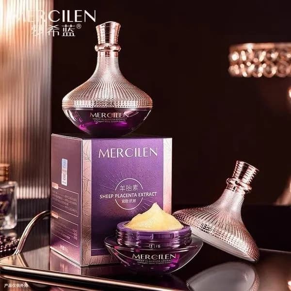 Krem Kolagen do Twarzy MERCILEN z Ekstraktem z Owczej Placenty