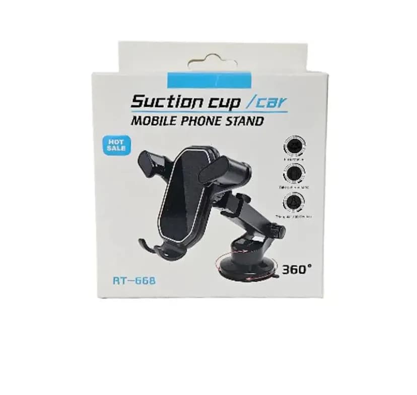 Uchwyt samochodowy ssawkowy RT-668 na telefon