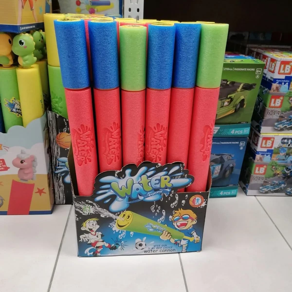 Pistolety wodne piankowe 3 kolory