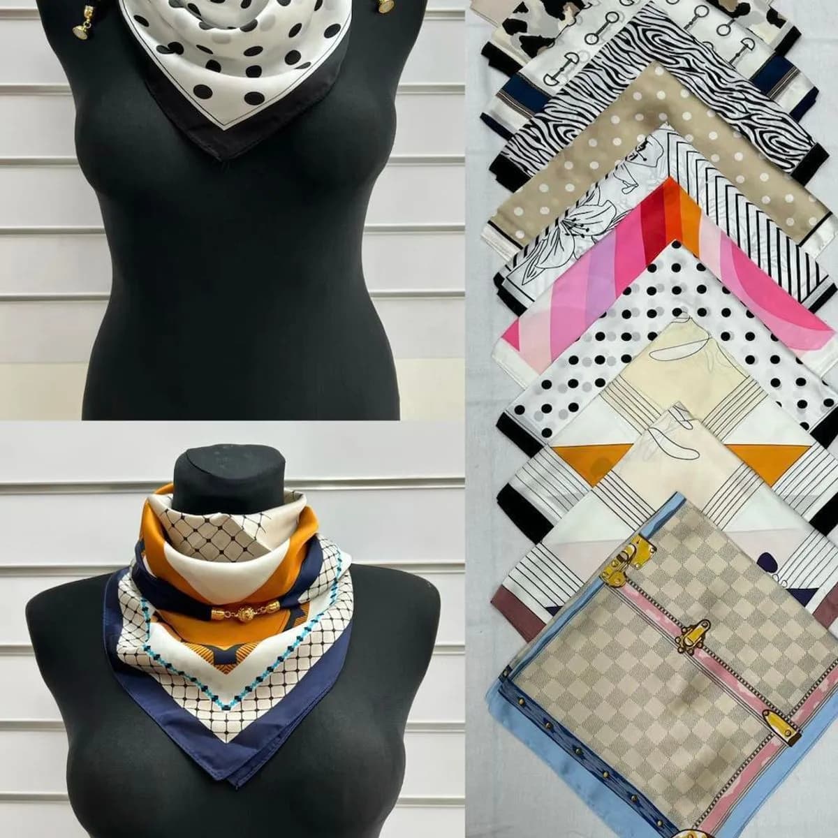 Chusta Damska 70x70 cm Poliester 12 szt/opak.