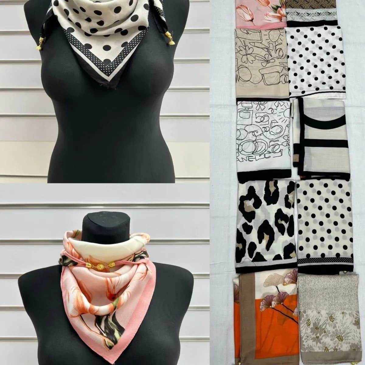 Chusta Damska P-77 70x70 cm 100% Poliester