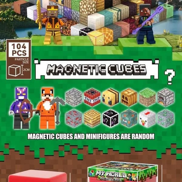 Zabawki Klocki Magnetic My World