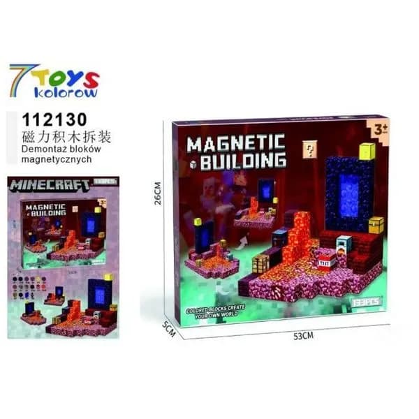 Zabawki Klocki Magnetic Minecraft
