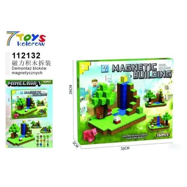 Zabawki Klocki Magnetic Minecraft
