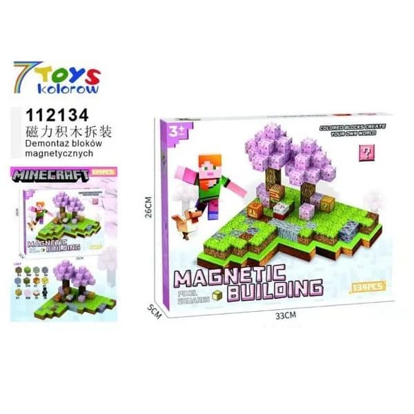 Zabawki Klocki Magnetic Minecraft