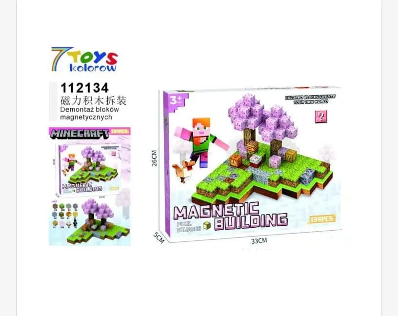 Zabawki Klocki Magnetic Minecraft