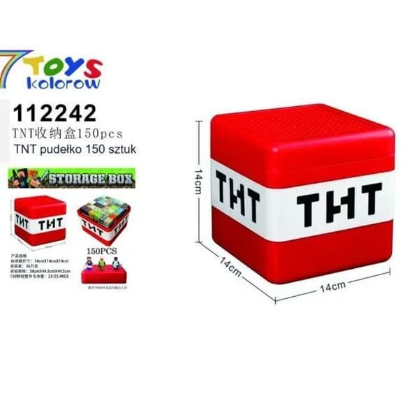 Zabawki Klocki Magnetic Storage Box