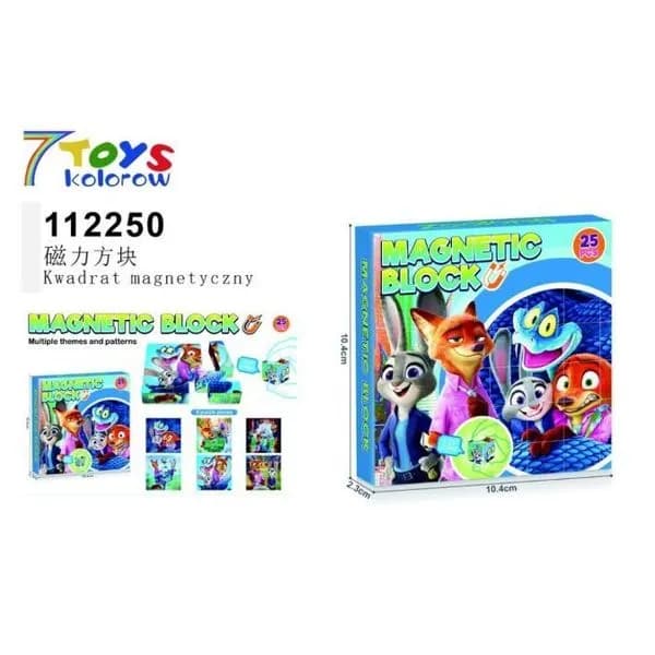Zabawki Magnetic Klocki Zootopia