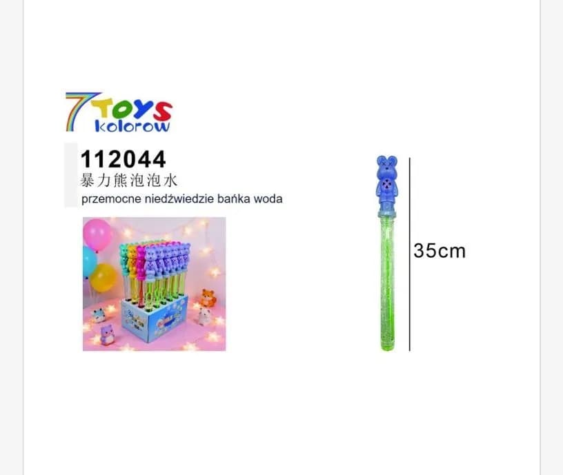 Pałeczki do baniek mydlanych z króliczkiem 35cm