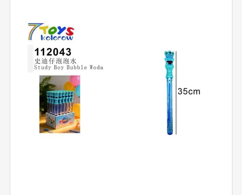 Pałeczka do baniek mydlanych Study Boy Bubble 35cm
