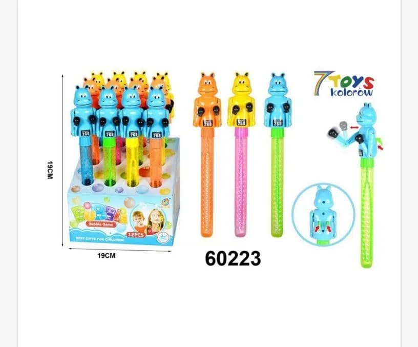 Zestaw zabawek do baniek mydlanych Bubble Toys 15cm