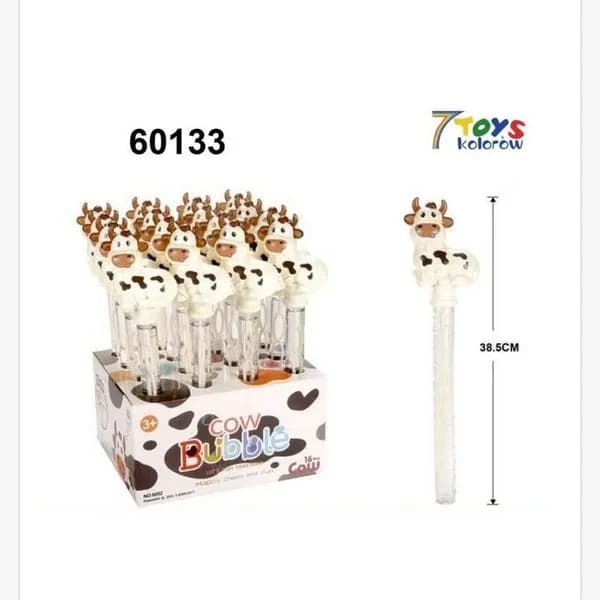 Pistolet do baniek w kształcie krowy 38cm 60133