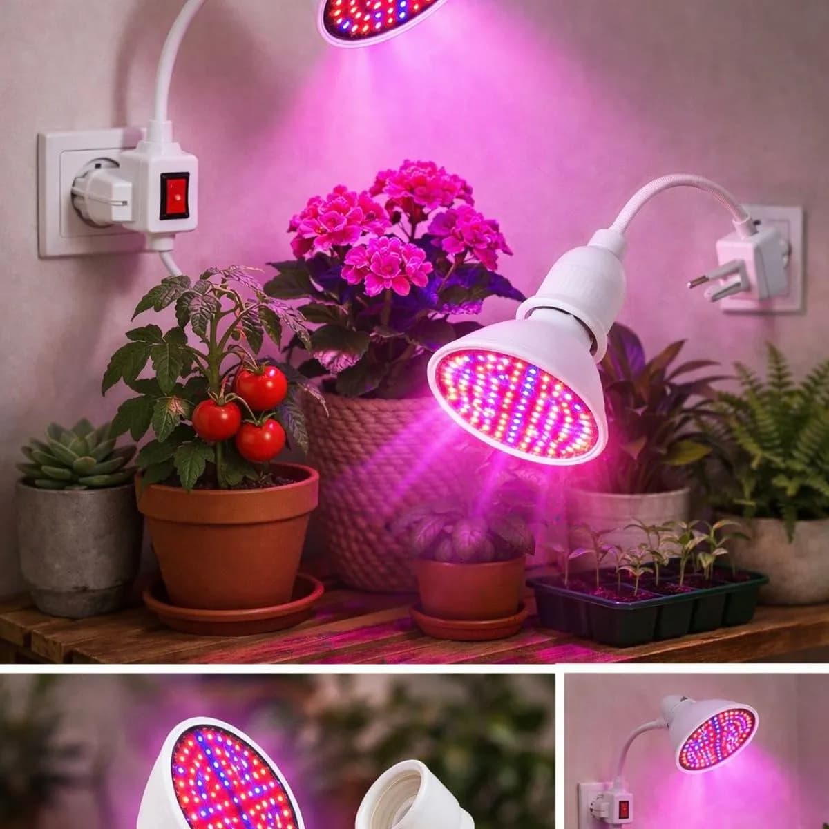 Żarówka do Roślin z Końcówką