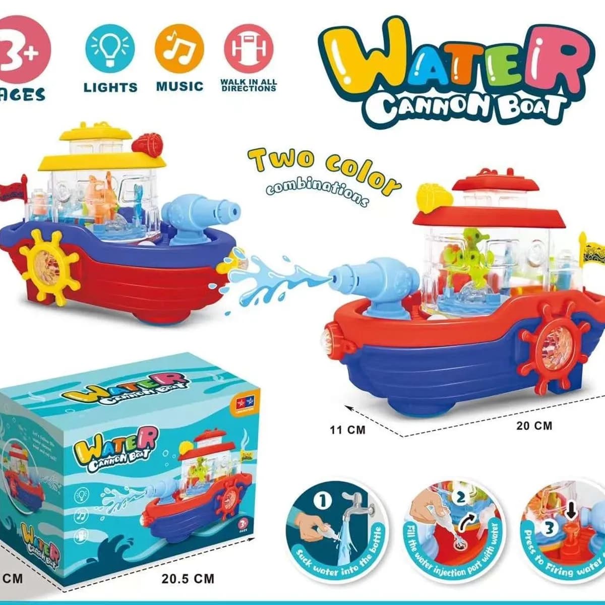 Zabawki Water Cannon Boat