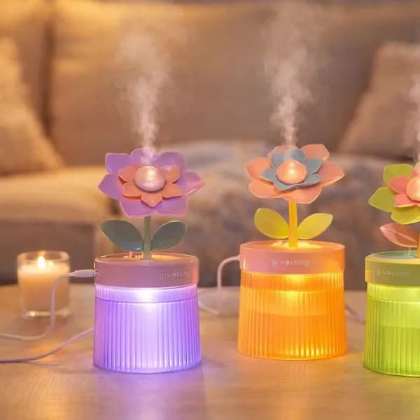 Nawilżacz Powietrza z Światłem